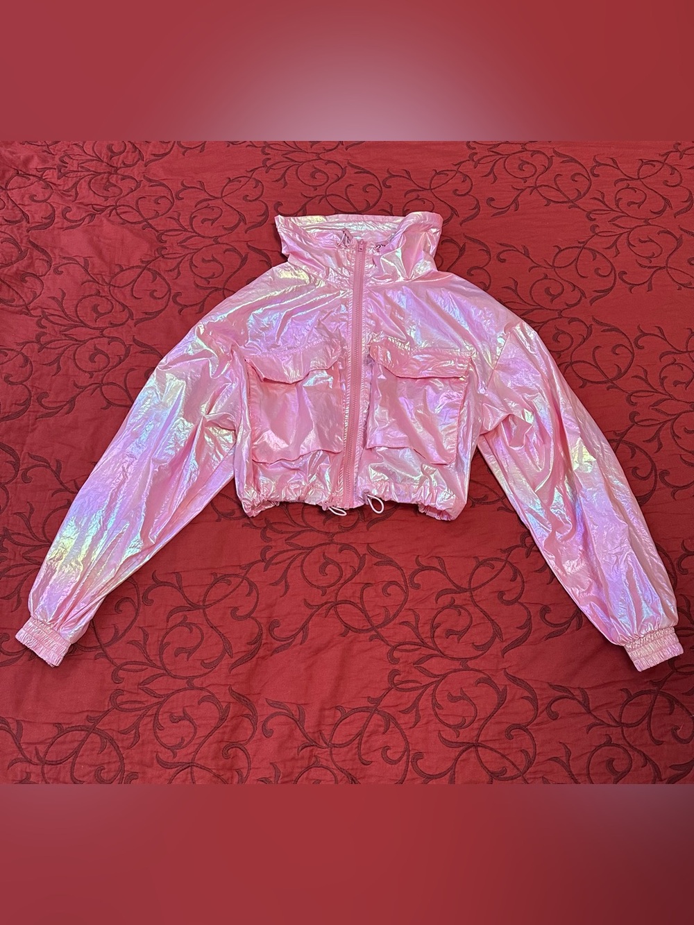 Iridescent Pink Lightweight Jacket